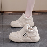 Nouvelles Chaussures Coréennes Torre pour Femme, Automne 2025, Style Étudiant, Sport, Course, Décontractées, à Semelle Épaisse, Montantes, Rehaussées, à Enfiler, 368