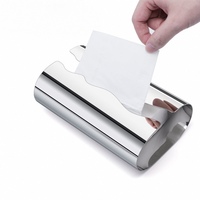 Sheshen Nordic Light Luxury - Dispensador de pañuelos de acero inoxidable ultraespejo, creativo, para escritorio, sala de estar, almacenamiento en el hogar