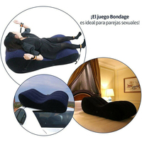 Canapé de Sexe Gonflable Chaise Portable pour un Soutien en Position Profonde Meuble de Jouet Sexy en Flocage Lit d'Exercice Adulte pour Compétences de Voyage