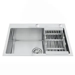 Factory Production Kitchen Sink Single Bowl Stainless Steel 304 Undermount Hand Sink