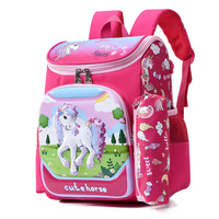 Sac à dos unisexe pour enfants de l'école primaire, 15 pouces, étanche, avec fermeture éclair, imprimé dessin animé, coque en EVA, 2026