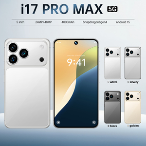 Oferta: Teléfono Inteligente I17 Pro Max 5G con Pantalla de <span class=keywords><strong>5</strong></span>.0 Pulgadas, 4GB+128GB, Deca Core, Cámara de 24MP+48MP, Mini Celular - Product Image 1