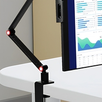Support de bureau pliable en alliage d'aluminium pour téléphone portable et tablette, rotatif à 360 degrés