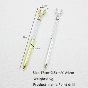 Nuovo stile testa di <span class=keywords><strong>cervo</strong></span> decorativo 5d pittura diamante lucido punto di cristallo penna trapano fai da te diamante ricamo strumento accessori penna - Product Image 2