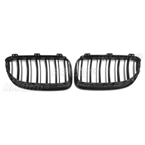 กระจังหน้ารถยนต์สีดำด้านแบบมันวาว 2 ชิ้น 2 แถบ สำหรับ BMW E92 E93 ปี 2010 2011 2012 2013 2014 อุปกรณ์ตกแต่งรถยนต์ - Product Image 4