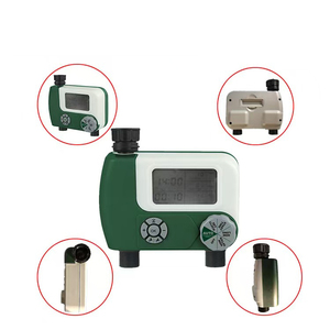 Wifi kích hoạt hệ thống tưới nước tự động thông minh thủy lợi Hẹn giờ với đôi <span class=keywords><strong>Outlet</strong></span> nhựa chịu thời tiết cho bãi cỏ & vườn - Product Image 2