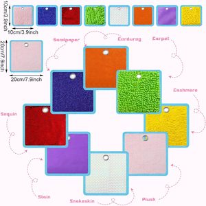 Set di giocattoli sensoriali da appendere a muro giocattoli Montessori per autismo per bambini con tappetino sensoriale - Product Image 6