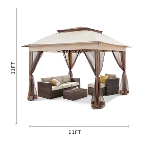 Yasn ngoài trời tán nơi trú ẩn gazebo vườn gazebo lều với muỗi lưới - Product Image 5