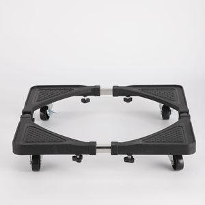 Base Extensible y Ajustable para Refrigerador y Lavadora Mai Xu, 40-60 cm, Tubo de Acero Inoxidable, Ruedas de Plástico Negras - Product Image 4