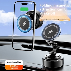 Nuevo Accesorio para Teléfono Móvil, Soporte Universal Giratorio y Plegable con Carga Inalámbrica Magnética para Automóvil - Product Image 5