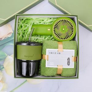 Coffret cadeau vert Coffret cadeau entreprise avec logo personnalisé Coffret cadeau produit combiné gratuit pour anniversaire - Product Image 3