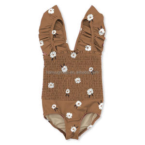 <span class=keywords><strong>Maillot</strong></span> <span class=keywords><strong>de</strong></span> <span class=keywords><strong>bain</strong></span> pour bébé avec volants et bretelles spaghetti réglables, <span class=keywords><strong>maillot</strong></span> <span class=keywords><strong>de</strong></span> <span class=keywords><strong>bain</strong></span> personnalisé jaune UV pour fille UPV 50 + Mommy Smock - Product Image 6