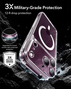 เคสโทรศัพท์มือถือกันกระแทกแบบใส INNOASIA 0.85 มม. TPU+PC สำหรับ 18 Pro/Pro Max ขายส่ง - Product Image 2