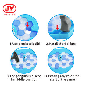 Family Games Board Toys Penguin Trap Break The Ice Game Save Penguin On Ice Block - Product Image 4