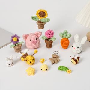 Adorable Animal de peluche de ganchillo, muñecas suaves, lindos dibujos animados, <span class=keywords><strong>Amigurumi</strong></span>, juguetes de punto de algodón, juguetes de costura y tejido DIY - Product Image 3