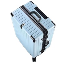 Dernier cri Bagages en aluminium et à fermeture éclair Sac de voyage 3 pièces ABS PC Trolley Case le vêtement de sport convertible Ensemble de bagages