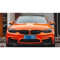 Nouveau Spoiler de Pare-chocs Avant en Fibre de Carbone Sec, Lame de Pare-chocs, Crochet de Remorquage pour F80 F82 F83 M3 M4 2014-2020, Diffuseur Style MP