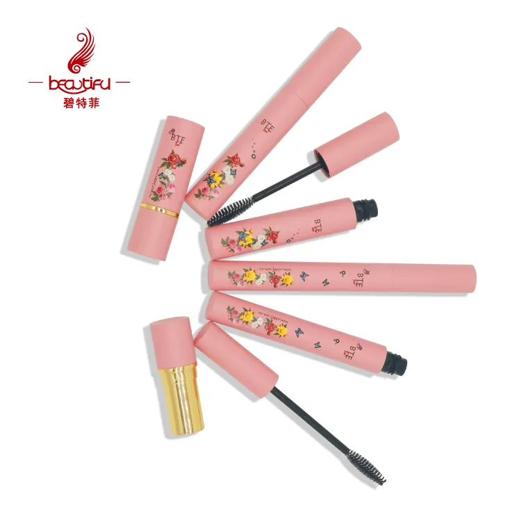 Mooie Matte Roze Make-Up Cosmetica Combo Met 8 Ml En 9 Ml Mascara Buis Met Borstel + Classic 3.8G lipstick Case