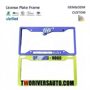 Cadre de <span class=keywords><strong>plaque</strong></span> <span class=keywords><strong>d</strong></span>'<span class=keywords><strong>immatriculation</strong></span> <span class=keywords><strong>d</strong></span>écoratif en plastique de haute qualité avec logo personnalisé, support de <span class=keywords><strong>plaque</strong></span> <span class=keywords><strong>d</strong></span>'<span class=keywords><strong>immatriculation</strong></span> de voiture - Product Image 1