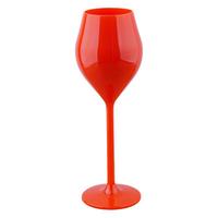 Verres à vin en plastique incassable colorés BST 130 ml, flûtes à champagne en acrylique PP, gobelets à cocktail personnalisés avec logo pour mariage et fête
