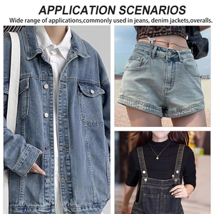 Chất Lượng Cao 17Mm Thép Không Gỉ Denim Nút Biểu Tượng Tùy Chỉnh Thiết Kế Khác Nhau Cá Nhân Áo Khoác Nút Áo Sản Xuất <span class=keywords><strong>Jean</strong></span> - Product Image 5