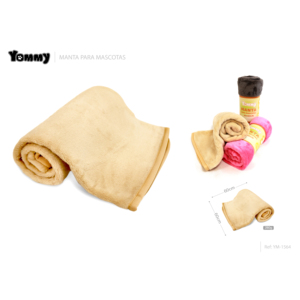 Manta para mascotas Yommy de 80x80cm, suave y afelpada, para un abrigo acogedor. - Product Image 1