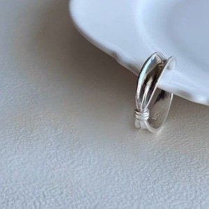 S925 Sterling Silver Bow <b>Ring</b> Women <b>Open</b> Design Sweet Style Everyday Wear Jewelry - Product Image 4