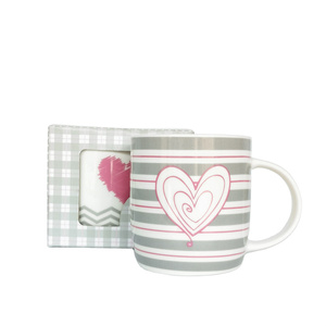Rslee – tasse à café en céramique, vente en gros, ensemble de petites tasses à café avec slogan d'amour - Product Image 5