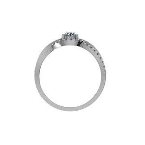 Bague vintage en diamant de culture en forme de poire, argent 925, or 9kt, 14kt, 18kt, bagues en diamant pour femme, bague de fiançailles - Product Image 4