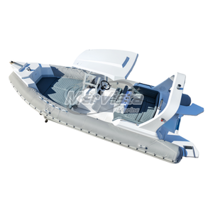 Bateau de pêche en fibre de verre Hypalon/PVC haute vitesse 23 pieds 680 cm certifié CE, vente chaude pour les pêcheurs en lac et en mer - Product Image 2