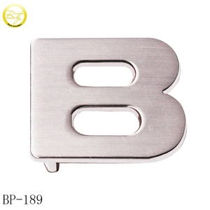 Tùy Chỉnh Thư Biểu Tượng Có Thể Điều Chỉnh Vải Vành Đai Nhà Máy Trực Tiếp Kẽm Hợp Kim Eo Kim Loại Bảng Chữ Cái Khóa Tự Động Tấm Vành Đai Khóa - Product Image 3