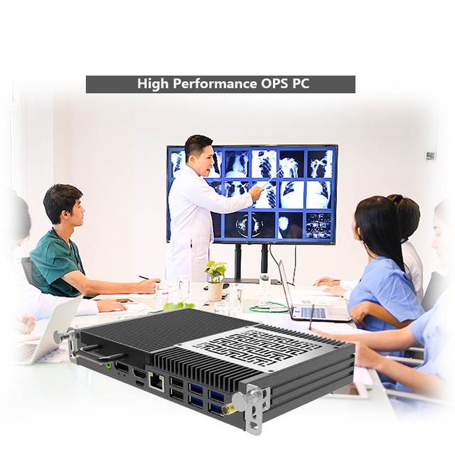 New Quad Core Smart Board OPS Computer 6*USB 1*Type-C Dual Channel DDR4/DDR5 RAM 3200Mhz SSD