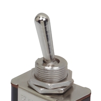 Interrupteur à bascule métallique haute intensité 20A 125V 10A 250V ON-OFF 2 broches