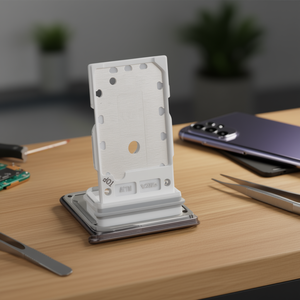 Bandeja para Tarjeta SIM para Samsung Galaxy S22 5G S901B Plata - Product Image 3