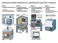 Four à arc électrique de laboratoire programmable à température contrôlée de haute qualité et personnalisé