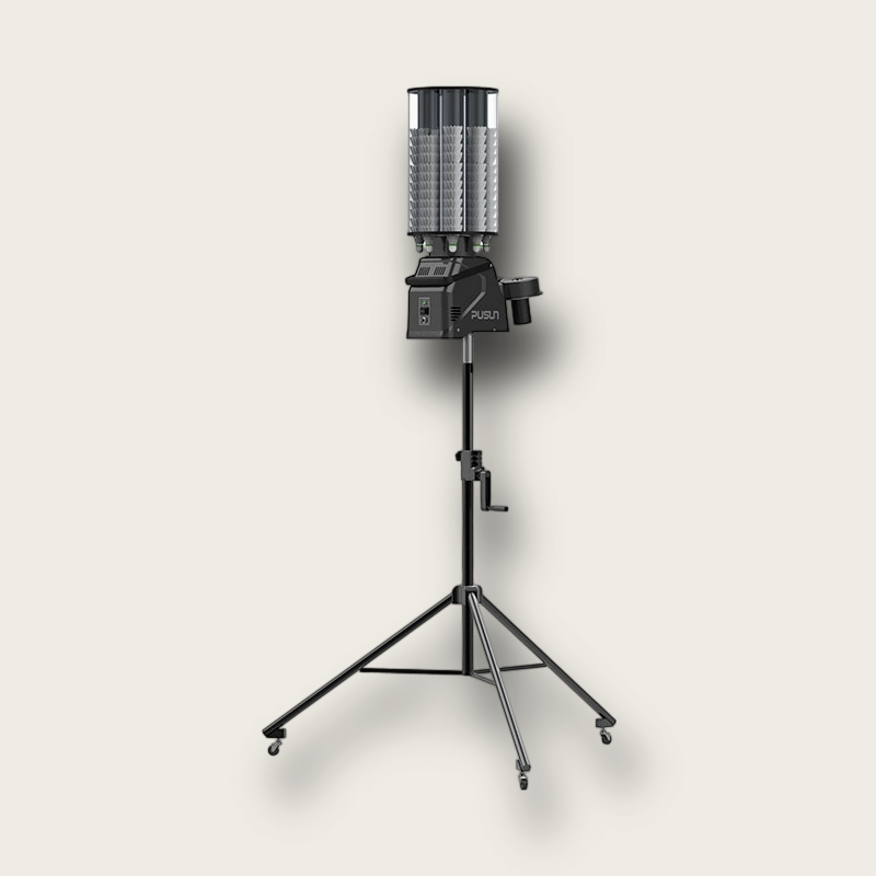 PUSUN PB 6001 Pro Automatic Badminton Shuttlecock Machine Professional Trainer 180 Plus Capacity App Control