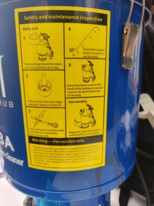 高品質BXC3Aポータブル1000W乾式掃除機電動電源4Lキャニスターホテルオフィス床清掃工場価格 - Product Image 5