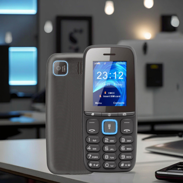 Reliable OEM Hot Selling 1.77 Inch Dual SIM Card Loud Speaker Keyboard Feature Phone 2G GMS with Camera Unlocked Bar Phone