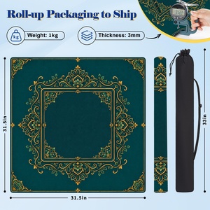 <span class=keywords><strong>Mantel</strong></span> <span class=keywords><strong>de</strong></span> Goma Natural para Mesa <span class=keywords><strong>de</strong></span> Mahjong, Tejido Densamente y Engrosado - Product Image 5
