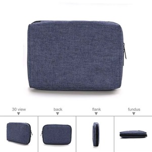 Sac de rangement pour câbles de charge, accessoires électroniques de voyage, compatible BSCI, pour disques durs, chargeurs, bleu - Product Image 4