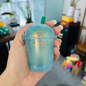 Juguete antiestrés de burbujas de subida lenta con forma de taza de té con leche, suave y apretable, para escritorio de oficina, desde almacén de EE. UU. - Product Image 4