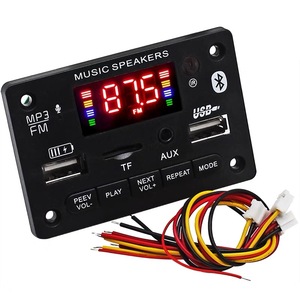 Fabrika Outlet DIY ses kontrol modülü kiti tahribatsız <span class=keywords><strong>Bluetooth</strong></span> MP3 çözme kurulu renkli ekran araba ev kullanımı - Product Image 1