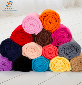 공장 직접 판매 도매 멀티 컬러 아기 부드러운 플란넬 양털 침대 담요 던지기 - Product Image 6