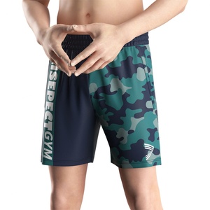 Factory Quality Fitness <b>Short</b> Dry-Fit Cycling Workout Sport Printed Men <b>Polyester</b> Fitness Mens Gym <b>Shorts</b> Custom Logo - Product Image 5