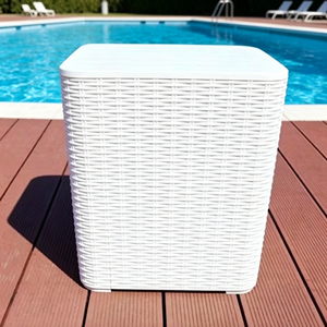 <span class=keywords><strong>Tavolino</strong></span> Laterale Minimalista in Plastica per Esterni, Ideale per Hotel, Piscina e <span class=keywords><strong>Spiaggia</strong></span> - Product Image 1