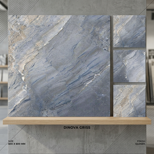กระเบื้องพอร์ซเลนลายหินอ่อน Athena Beige ขนาด 24x24 นิ้ว สไตล์ยุโรปหรูหราสำหรับปูพื้นภายใน - Product Image 6