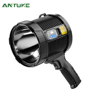 Projecteur LED portable rechargeable de type pistolet pour extérieur, lampe de patrouille, autonomie de 50 000 heures - Product Image 2