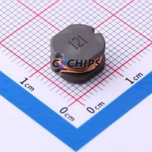 XRCD105-121K ตัวเหนี่ยวนำไฟฟ้าแบบ SMD,5.4x9 มม. ( ค่าความเหนี่ยวนำ: 120uH )( ความแม่นยำ: 10% กระแสไฟฟ้าที่กำหนด: 890mA ) - Product Image 1