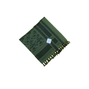 ผ้าคลุมศีรษะสีเขียวลายพราง ผ้าพันคอผ้าฝ้ายมุสลิม ผ้าพันคออาหรับตะวันออกกลาง ผ้าคลุมไหล่อเนกประสงค์สำหรับกิจกรรมกลางแจ้ง - Product Image 1