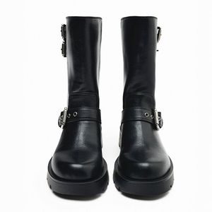 Nouvelles Bottes de Mode Automne 2025 pour Femmes, Style Western Luxe avec Boucle Cowboy - Product Image 3